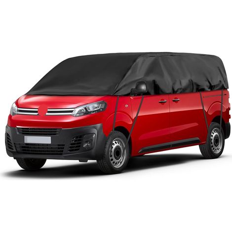 Housse de Voiture Imperméable Remplacement pour 2016-2025 Citroen Jumpy SWB, Demi Housse de Voiture Résistante Aux UV, Anti-Poussière Demi Garage, pour Extérieur et Intérieur,Personnalisé pour Citroen (1/5)