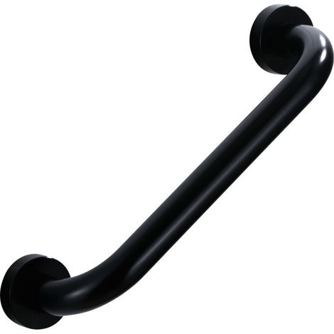 Ahlsen Mango de seguridad para ducha, barra de agarre antideslizante de 30cm para baño, bañera, inodoro (negro) (1/5)