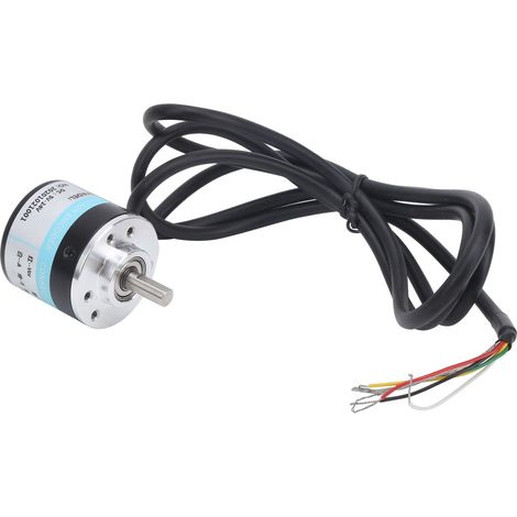 Encodeur ABZ incrémental, moteur triphasé à arbre plein de 6 mm, réducteur, équipement DC5-24VC38S6G5-50Z (1/5)