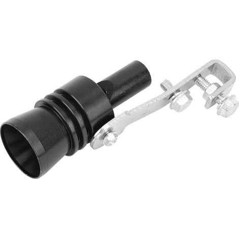 Tuyau d'échappement sifflet turbo en alliage d'aluminium pour voiture, pièce modifiée TC XL (Noir) (1/5)