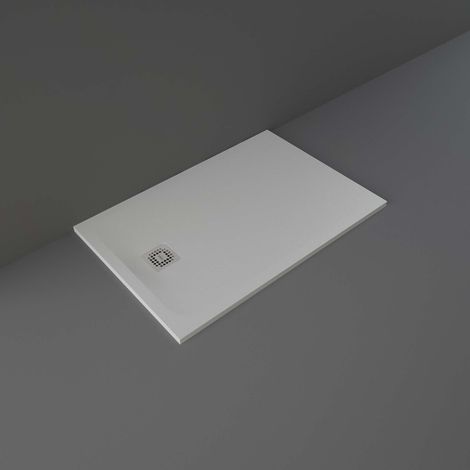RAK Feeling Grey 1200mm x 800mm Rectangular Shower Tray - RFST080120S503 (1/2)