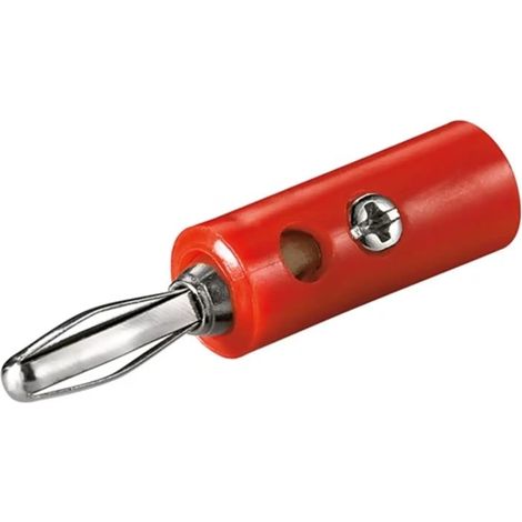 Goobay 11375 connettore banana rosso durevole affidabile