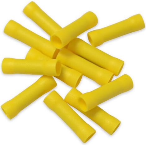 Cosses electriques prolongateurs jaunes sachet de 50 cosses - Cosses electriques prolongateurs jaunes sachet de 50 cosses (1/2)