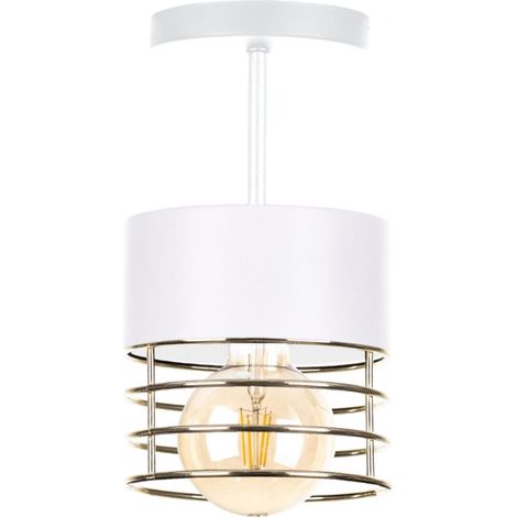 Deckenleuchte 1xE27 ROYAL Weiß Gold Keter Lighting (1/2)