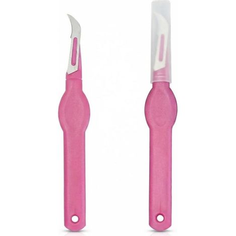 Lot de 2 découseurs avec poignée en plastique violet, outil de coupe, aiguille de couture et outil de fil (1/3)