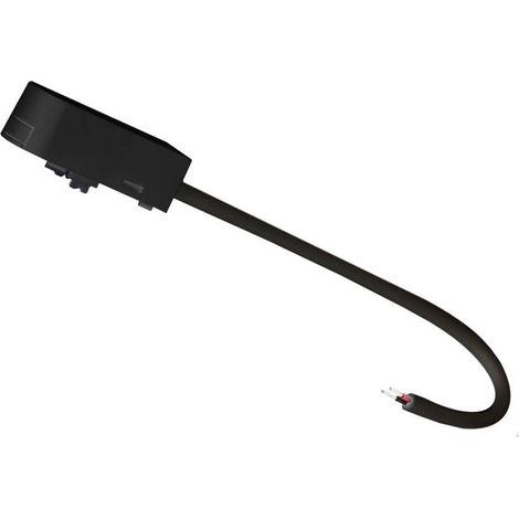 Conector a red Carril SLIM 48V, negro