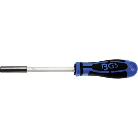 Poignée Rotative pour Embouts 6,3 mm (1/4) 200 mm - Acier, Précision et Confort d Utilisation - D-Work