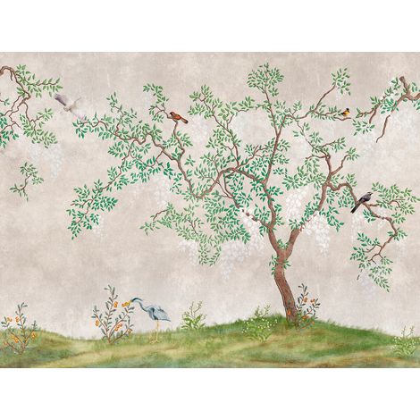 Panoramique, Fresque Nature Vert The Wall A.S. Création (1/3)