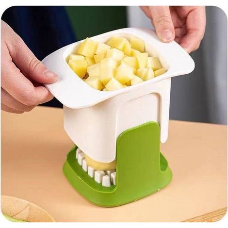 With this multifunctional vegetable slicer, you can cut vegetables effortlessly.