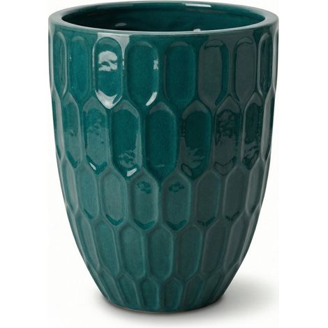Vaso DAUDET 32x40cm blu petrolio