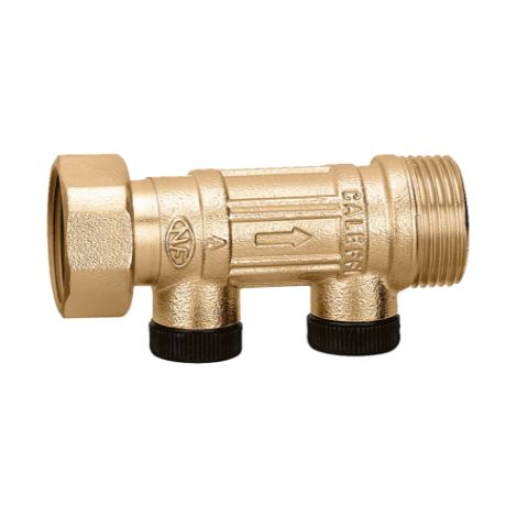 Valvola di ritegno, attacchi calotta mobile-maschio. Attacco 1"F Caleffi 304650 Ottone