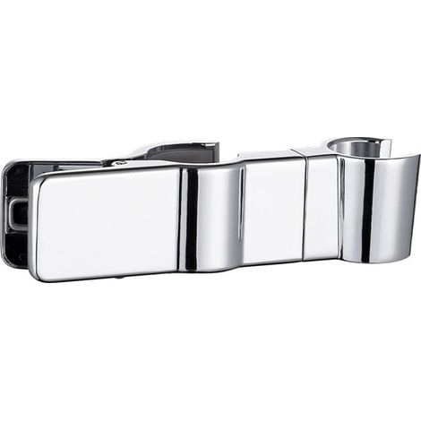 Support de douche, support de pomme de douche à main pour tiges de levage, support de poignée de douche réglable en hauteur adapté à une ouverture de 20 à 29 mm (argent) (1/4)