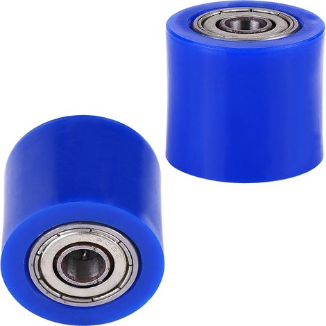 Guide Chaîne 8mm Galet Tendeur Universel pour Moto Cross Enduro Bleu (1/5)
