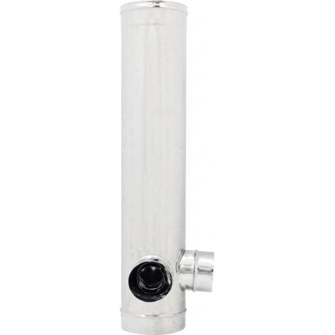 MAKA T 93° 2 Uscite 90° H 940 Canna Fumaria Coassiale Doppia Parete Inox Ø 200/300 mm (1/4)