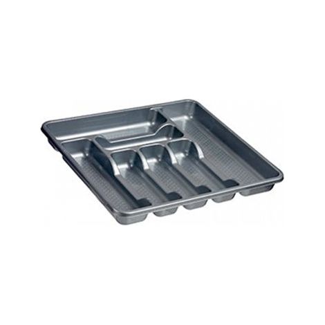 Vassoio portaposate in plastica 7 pezzi grandi 42x38x4,7cm 83187 kinvara (1/3)