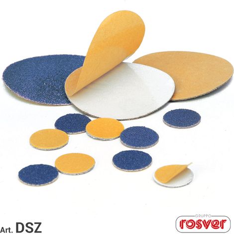 Disco in tela autoadesivo termoresistente D.18 grana 120 in zirconio - Rosver - Conf.50pz