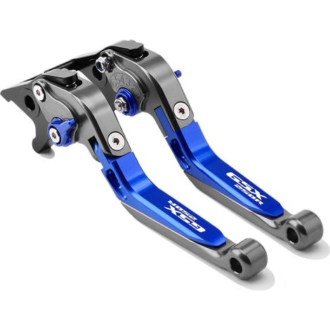 Convient pour Suzuki Lichi GSX250R GW250 DL250, levier de frein, klaxon et embrayage modifiés au guidon (titane bleu titane). (1/5)