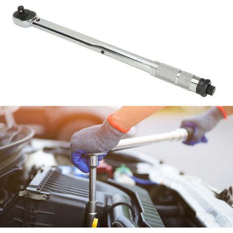 Drehmomentschlüssel mit Voreinstellung, multifunktionaler und vielseitiger Drehmomentschlüssel, professionelles Werkzeugset für die Kfz-Reparatur (20 kg) (1/5)
