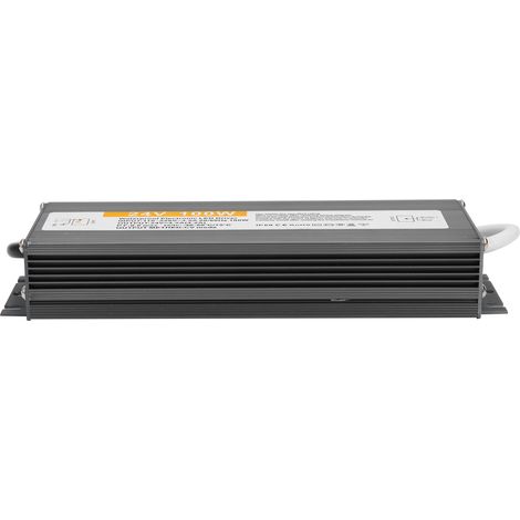Alimentation étanche LED 100W AC110-250V vers DC24V, transformateur mince pour bande LED (1/5)