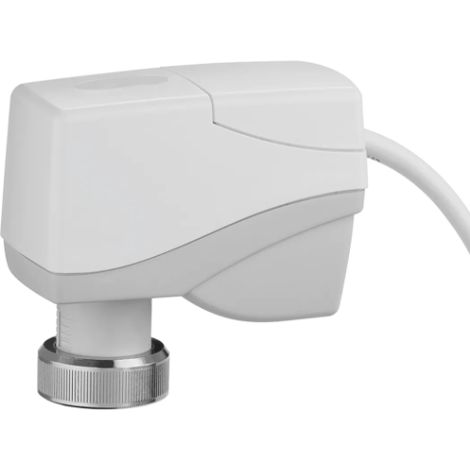 Attuatore lineare proporzionale con funzione fail-safe per valvola di regolazione FLOWMATIC® Caleffi 145018  Bianco