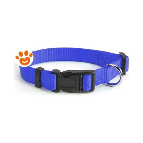 COLLARI CAMON SGANCIO P/CANI BLU MM.12