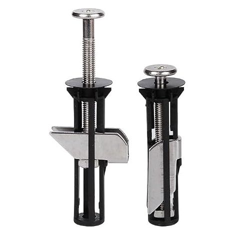 Set of 2 Toilet Seat Fasteners, Universal Toilet Seat Attachment for Toilet Seat, Nylon Material (Style 2) (1/3)
