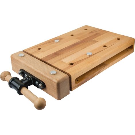 AUTRES Plan de travail compact avec étau 770 mm - Plateau hêtre massif 80 mm (1/3)