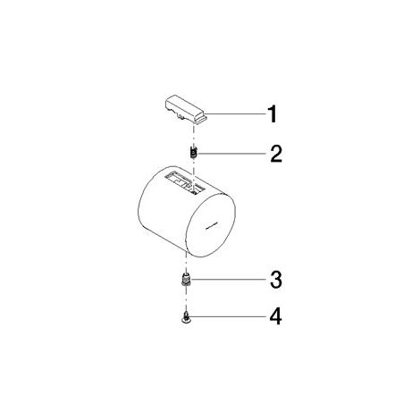 Dornbracht 90173301500-00 Poignée pour thermostat pièces de rechange
