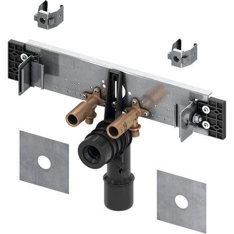 Unidad de conexión TECEprofil, para lavabo, incl. placas de pared