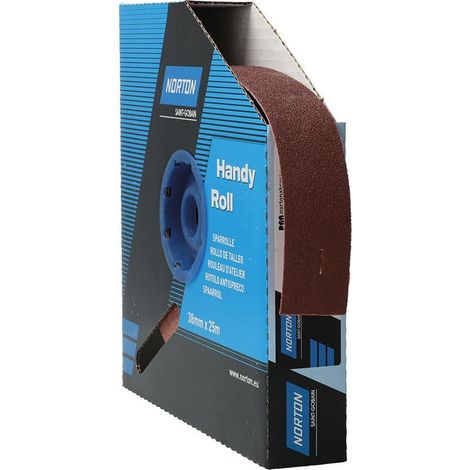 Saint Gobain Norton Clipper Sparrolle R222 38 mmx25 m P60