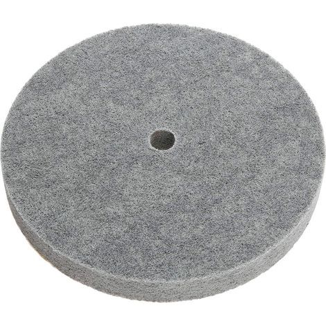 1 roue de polissage en fibre de nylon non tissée pour outils en métal, aluminium et acier inoxydable 9P 180, 200 mm (1/5)
