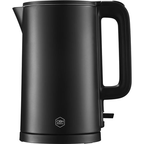 Electric Kettle 1.5 L, Double-Wall, Auto Shut-Off, Black (1/5)