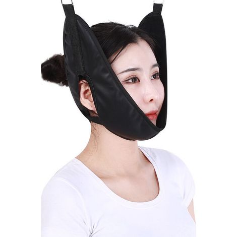 Ceinture de Traction Cervicale pour Adultes - Noir - Soulagement des Raideurs et Soins de Santé (1/5)