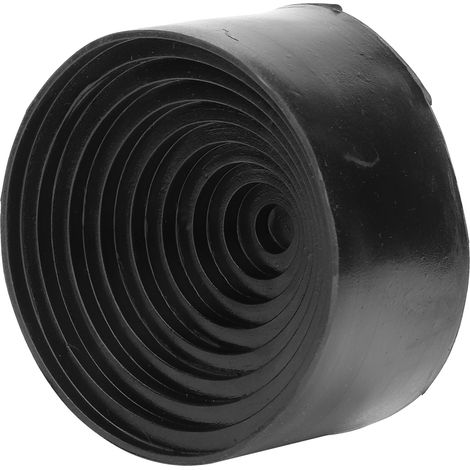 Support de ballon de laboratoire rond noir 90mm, base stable en caoutchouc pour erlenmeyer (1/5)