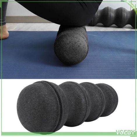 Fafeicy rouleau en mousse d'exercice Rouleau en mousse noir haute dureté EPP Yoga exercice rouleau parapharmacie membres 75 Dureté (1/5)