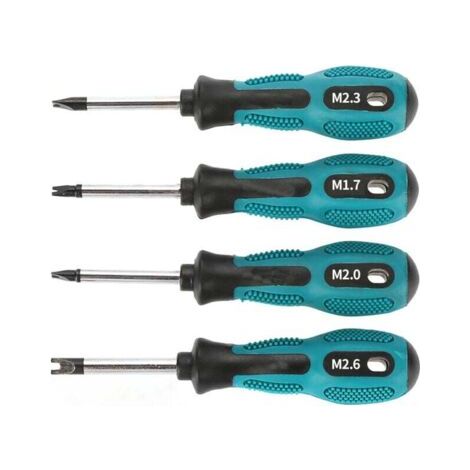 4pcs/Set Jeu de Tournevis Embouts de Tournevis magnétique U fixé Fourche Type magnétique vis rainurée conducteur CR-V Multi Function Kit d'outils à Main (1/4)