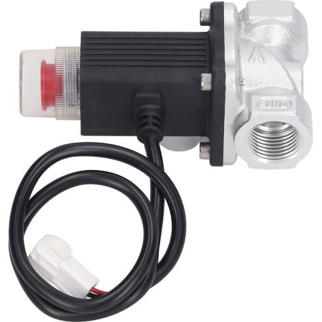Contrôleur de vanne à gaz avec coupure automatique, électrovanne, détecteur de fuite et alarme, prise UE 90-240 V CA (1/5)