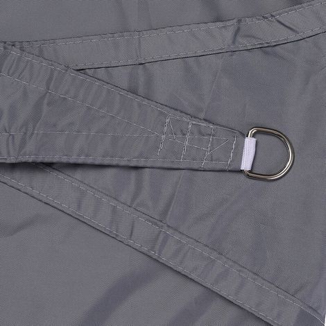 Parasol de jardin exterieur,Jardin Piscine Impermeable Voile D Ombrage Triangle Toile Solaire Parasol (gris 3x3x3M), (1/5)