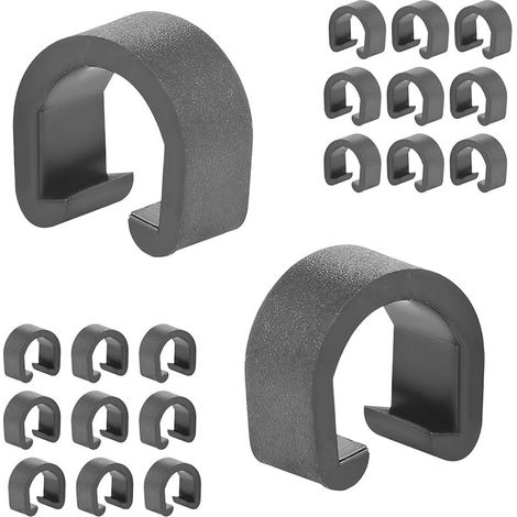 40 Pièces Pince de Câble de Vélo, C-Clips Pinces, Boucle de Câble de Vélo, Clips en Plastique pour Fixation de Câble de Frein de Vélo (1/5)