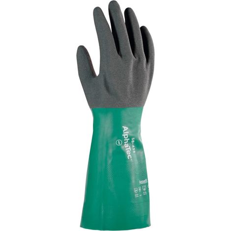 Ansell Chemikalienschutz-Handschuh-Paar AlphaTec 58-435, Handschuhgröße: 9
