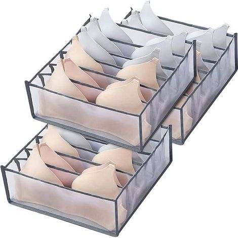 Sac rangement tiroir soutien-gorge – Boîte lingerie – Organisateur armoire – Pour sous-vêtements (1/5)