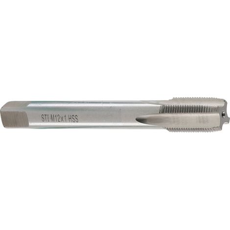 Taraud hss-g sti pour filets rapportes metriques de type helicoil - dtail : taraud sti m12x100