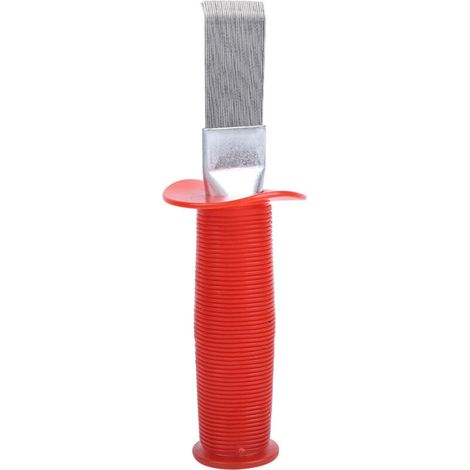Herramienta para aletas de aire acondicionado, peine para serpentín de condensador, herramienta de reparación de acero inoxidable, herramientas de limpieza manual -Crezuo