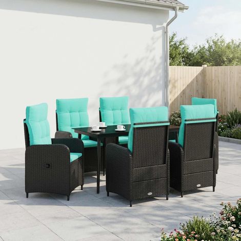 Teenpull – Sofa-Tischset 7 Stk. PE Rattan und pulverbeschichteter Stahl (1/5)