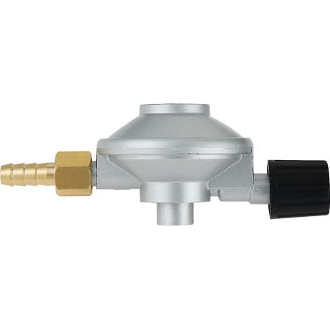 Kit de régulateur de raccordement pour bouteille de propane basse pression 50 mbar avec adaptateur à bouton réglable pour réchaud de camping et barbecue.