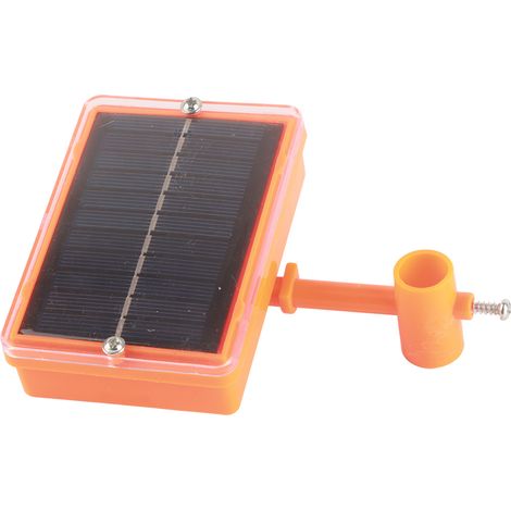 1 Répulsif à oiseaux, détecteur de mouvement, panneau solaire amorphe, acoustique réfléchissant, pour jardin (1/5)