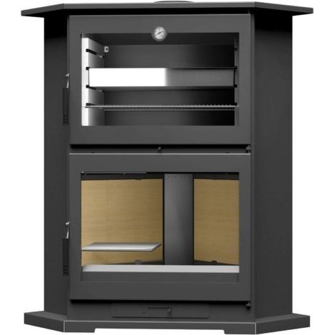 Estufa Leña Rincón con Horno FM Modelo CH-9 R (1/3)