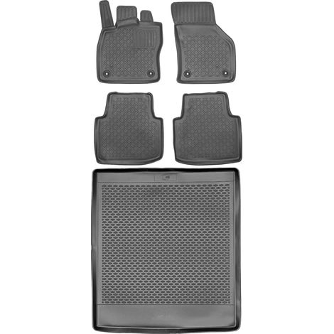 Skoda Superb III Kombi a partir de 2015 SET - Alfombrillas para coche + alfombrilla para maletero