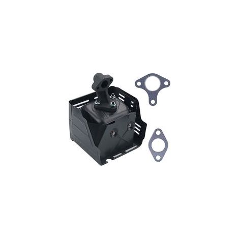 Échappement pour Honda GX390 GX340 13HP 11HP Moteur, Silencieux Echappement avec Tuyau et Joint Pièces de Rechange Moteur 4 Temps Soupape Echappement Accessoires (1/5)