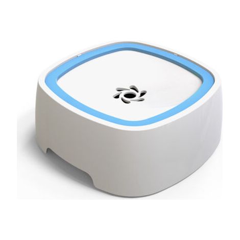 Bol d'eau pour chien 1 pc bleu, anti-déversement bol pour chien bol d'eau pour animaux de compagnie anti-déversement éviter la bouche humide bol d'eau à dérive lente garde (1/5)
